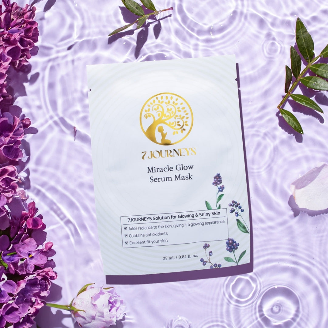 7 Journeys Miracle Glow Serum Mask 25ml (10 sheets)