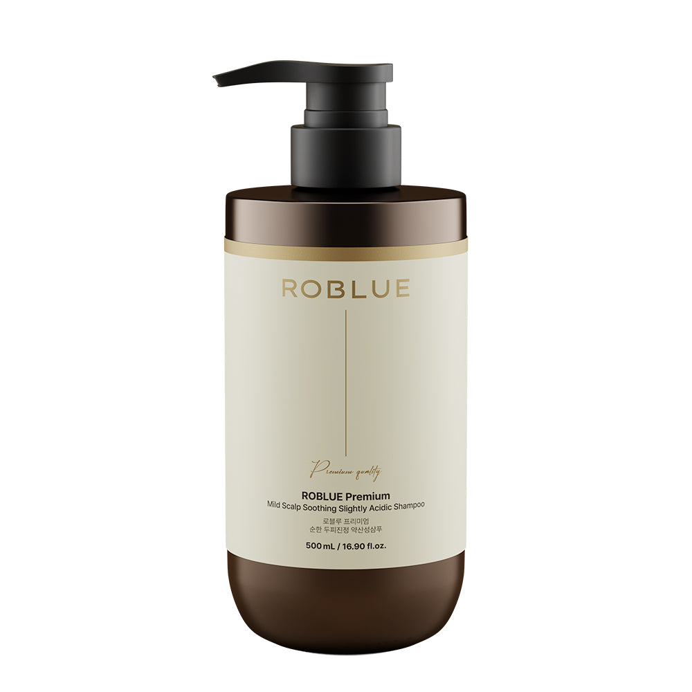 Roblue Premium Mild Scalp Soothing Slightly Acidic Shampoo 500ml - SkinCureAsia