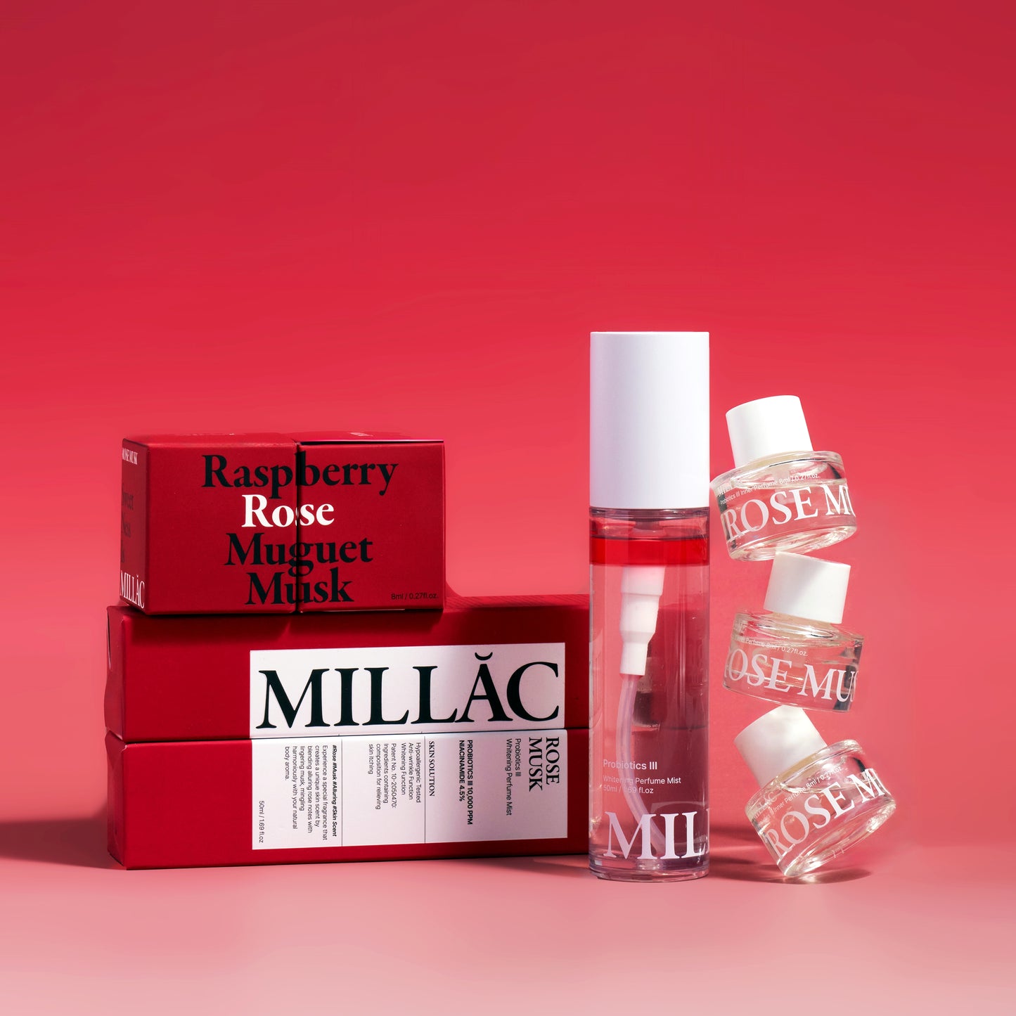 MILLAC Probiotics III Intimate perfume Rose Musk 8ml