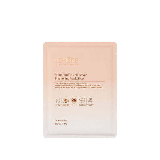 LOMERE Prime Truffle Brightening Mask Sheet (27g * 10ea)