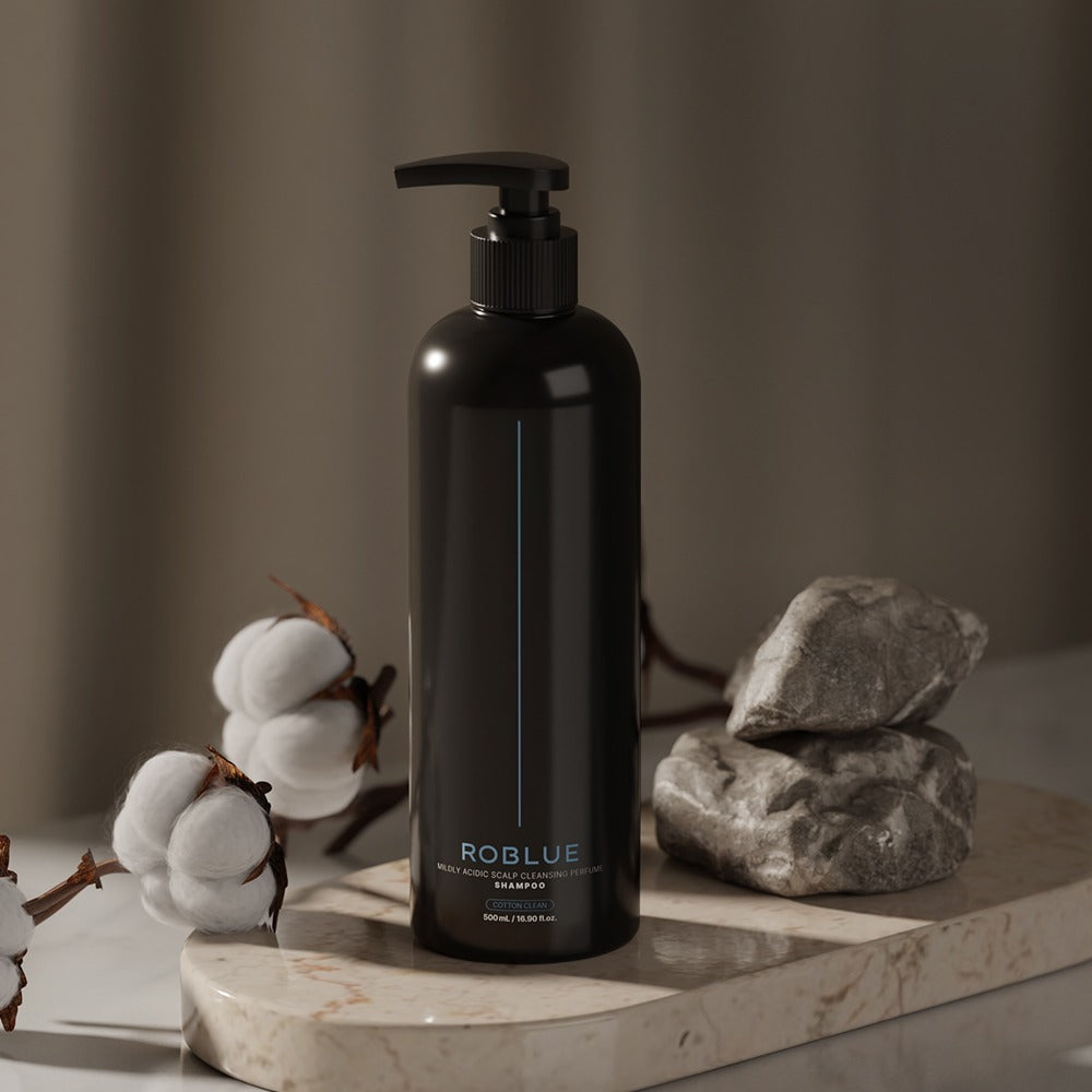 Roblue Mild Acidic Scalp Purifying Perfume Shampoo – Cotton Clean 500ml