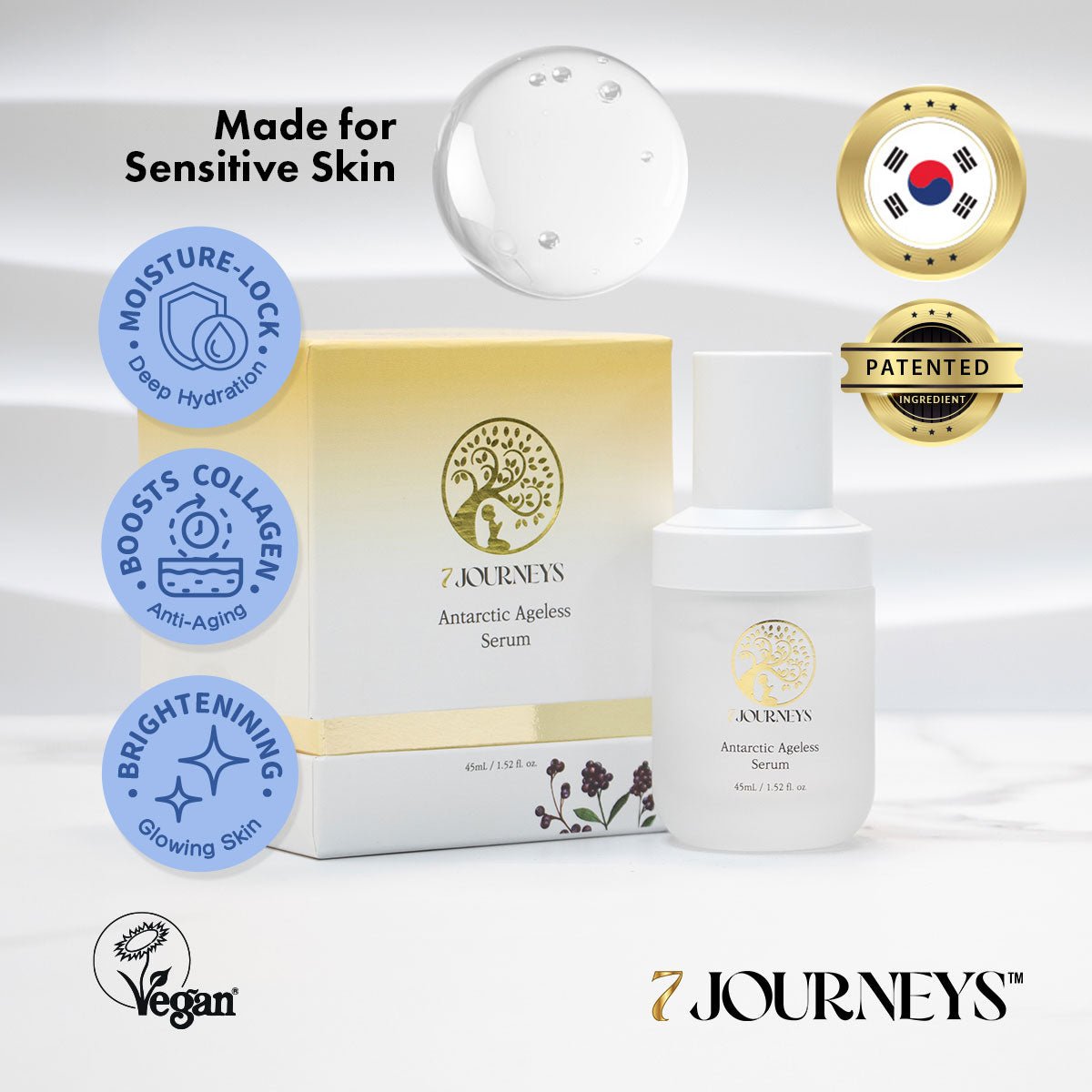 7 Journeys7 Journeys Antarctic Ageless Serum 45ml8 809789 634886