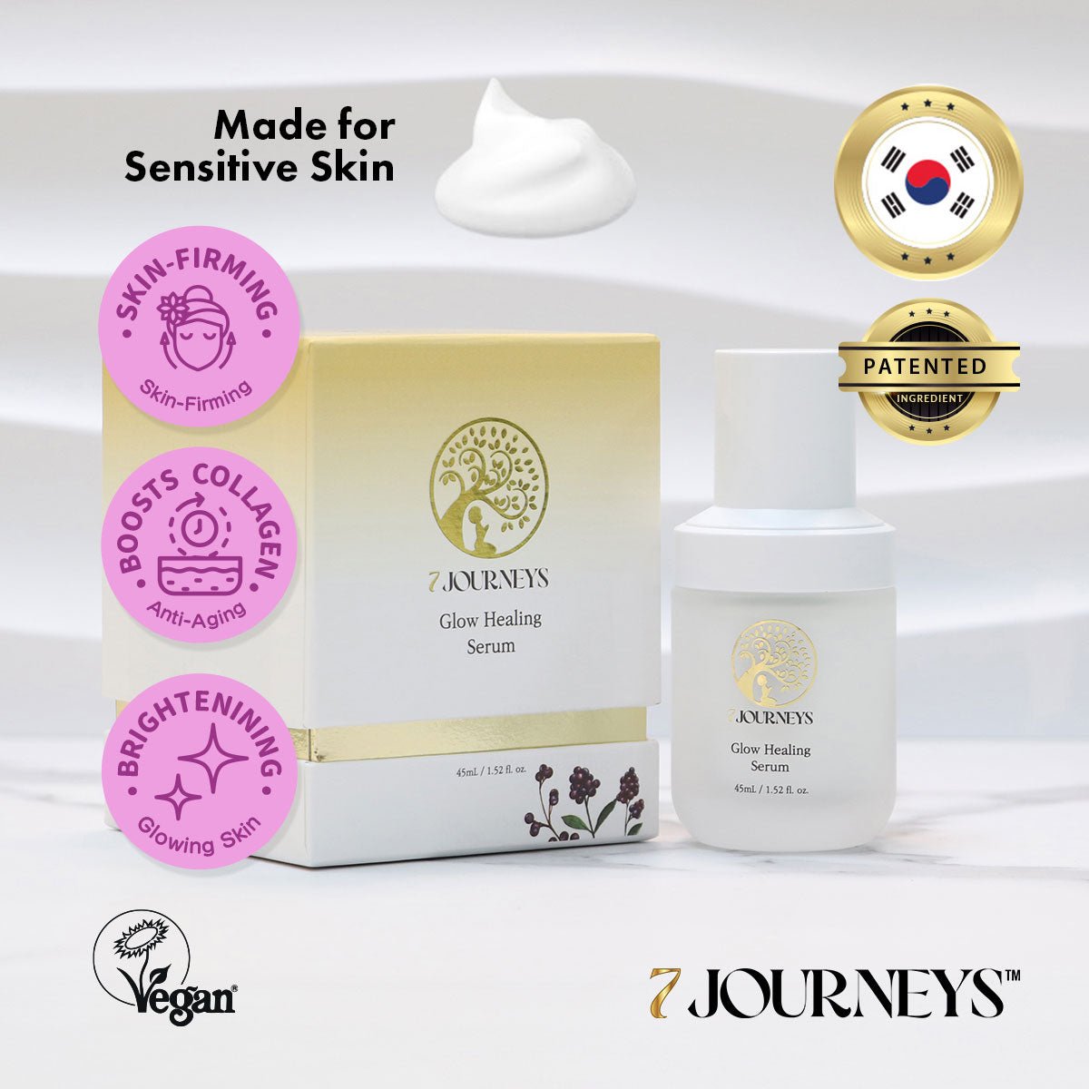 7 Journeys7 Journeys Glow Healing Serum 45ml8 809789 634879