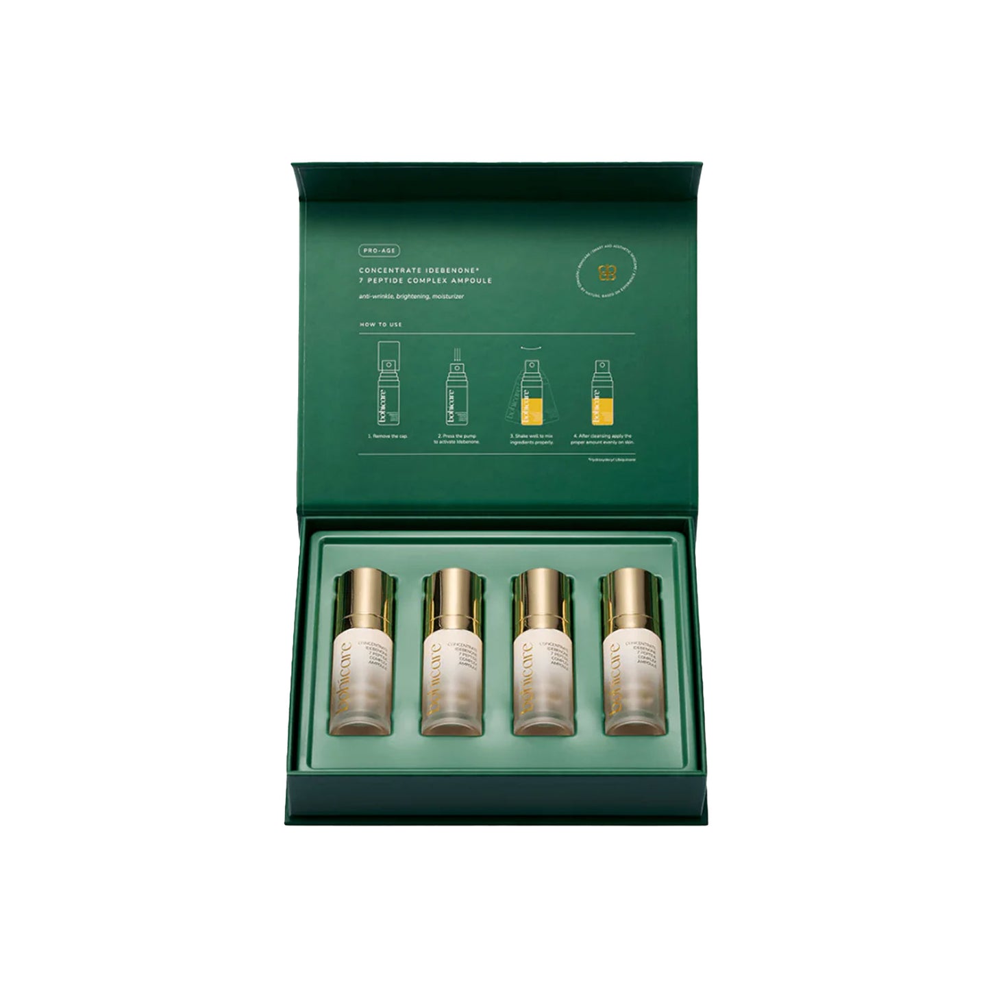 Bohicare Concentrate Idebenone 7 Peptide Complex Ampoule 8ml x 4ea - SkinCureAsia