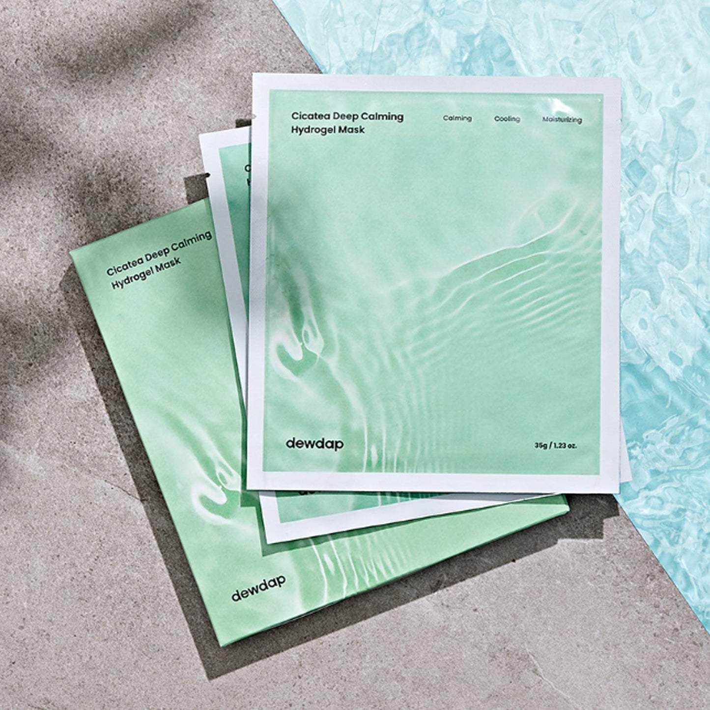 dewdap Cicatea Deep Calming Hydrogel Mask 35g x 4 sheets