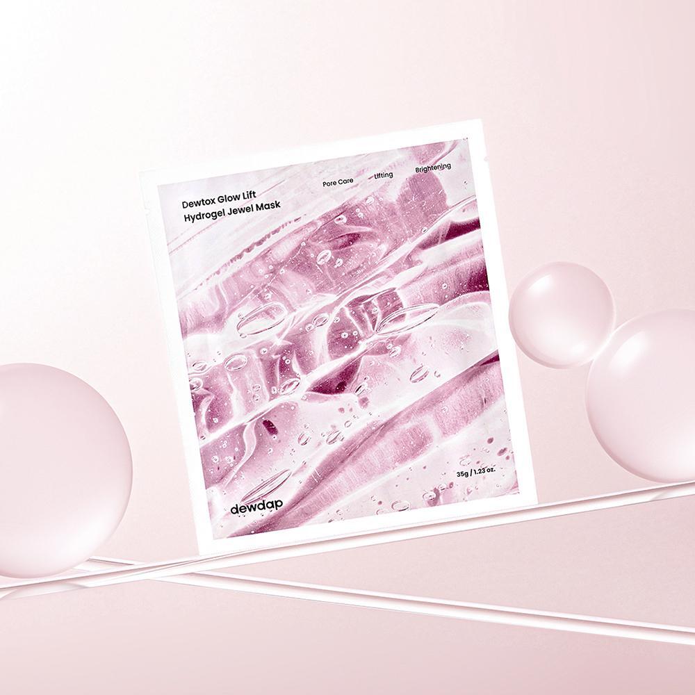dewdap Dewtox Glow Life Hydrogel Jewel Mask 35g x 4 sheets