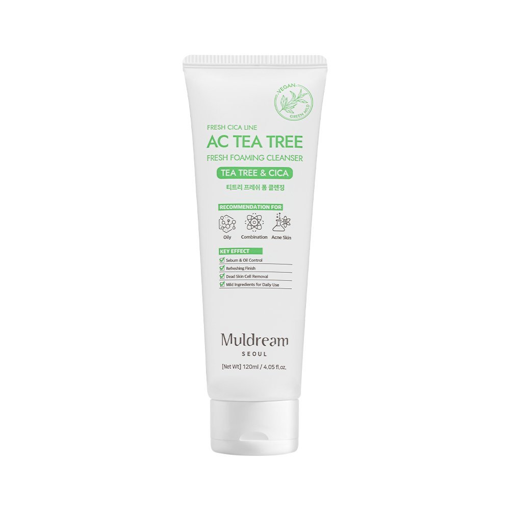 MuldreamMuldream - AC Tea Tree Fresh Foaming Cleanser 120ml8809443286857