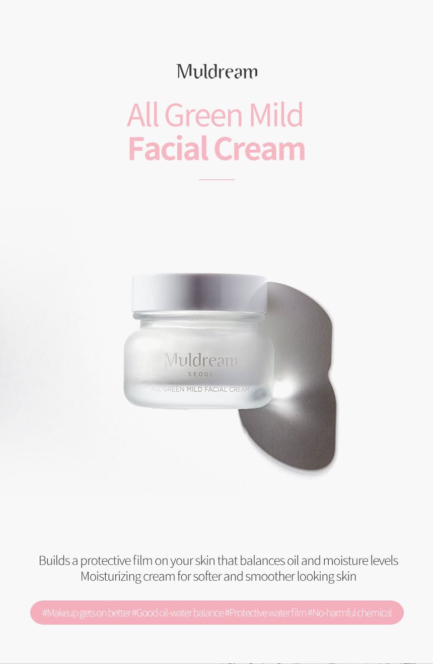 MuldreamMuldream All Green Mild Facial Cream 60ml8809328355029