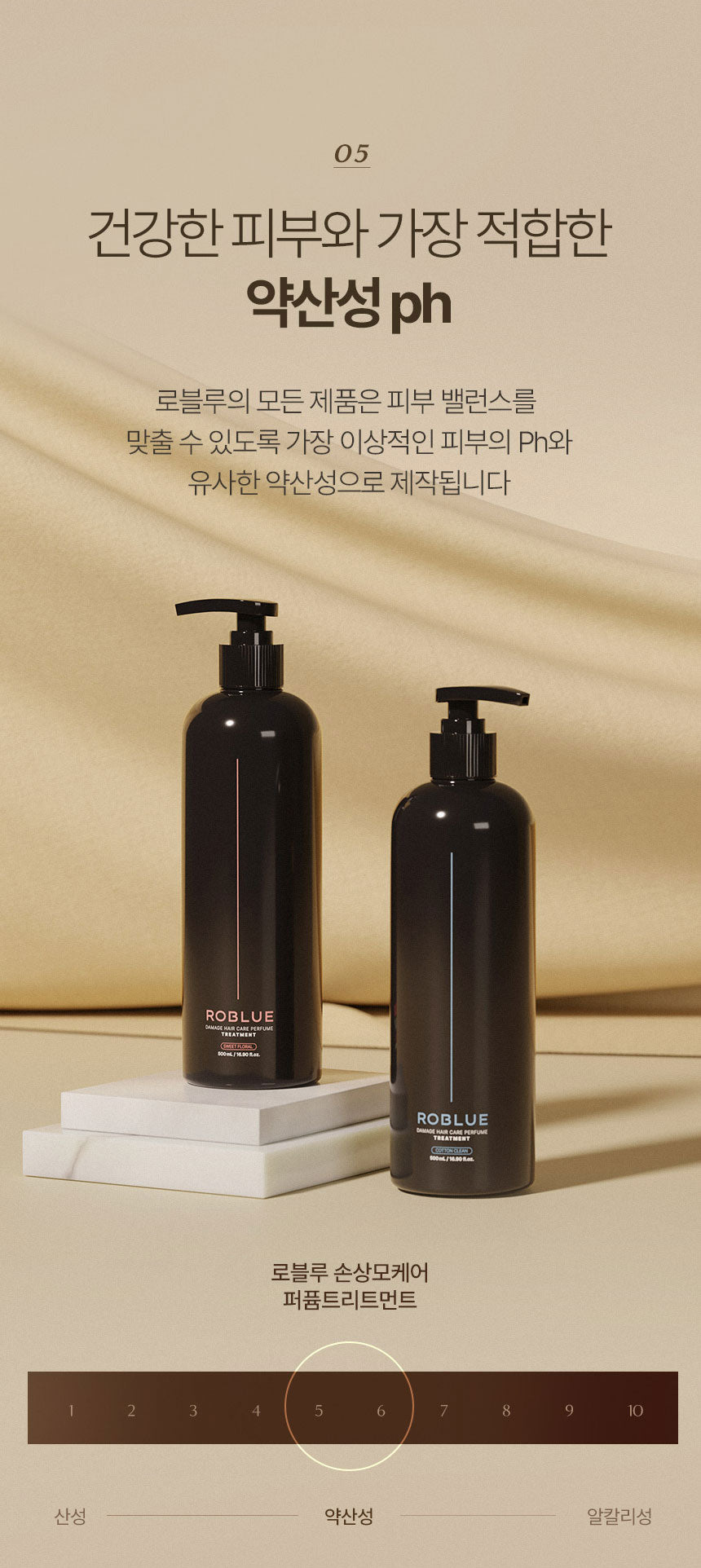 Roblue Damage Hair Care Perfume Treatment - Cotton Clean 500ml