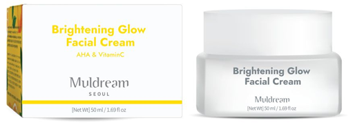 Muldream - Brightening Glow Facial Cream AHA & Vitamin C