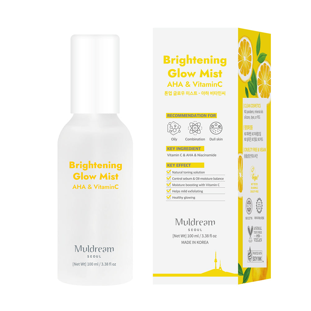 Muldream Brightening Glow Mist 100ml - SkinCureAsia
