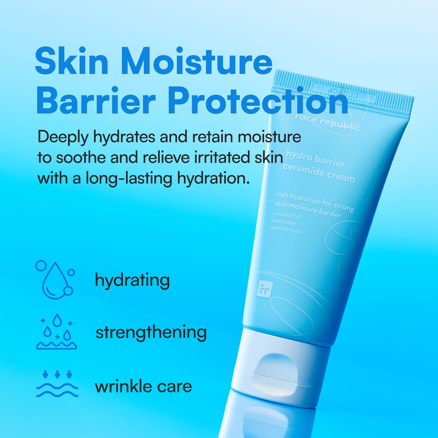 Face Republic Hydro Barrier Ceramide Cream - SkinCureAsia