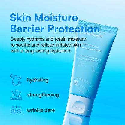 Face Republic Hydro Barrier Ceramide Cream - SkinCureAsia