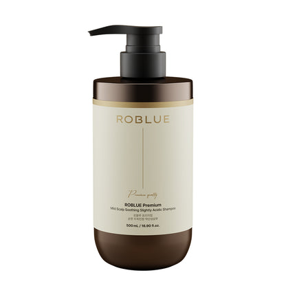 Roblue Premium Mild Scalp Soothing Slightly Acidic Shampoo 500ml - SkinCureAsia