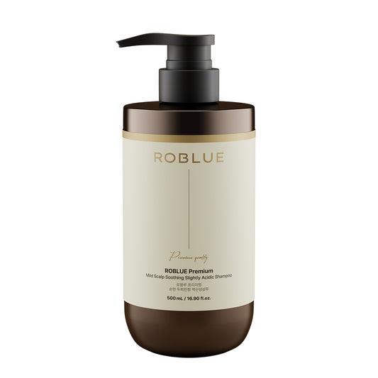Roblue Premium Mild Scalp Soothing Slightly Acidic Shampoo 500ml - SkinCureAsia