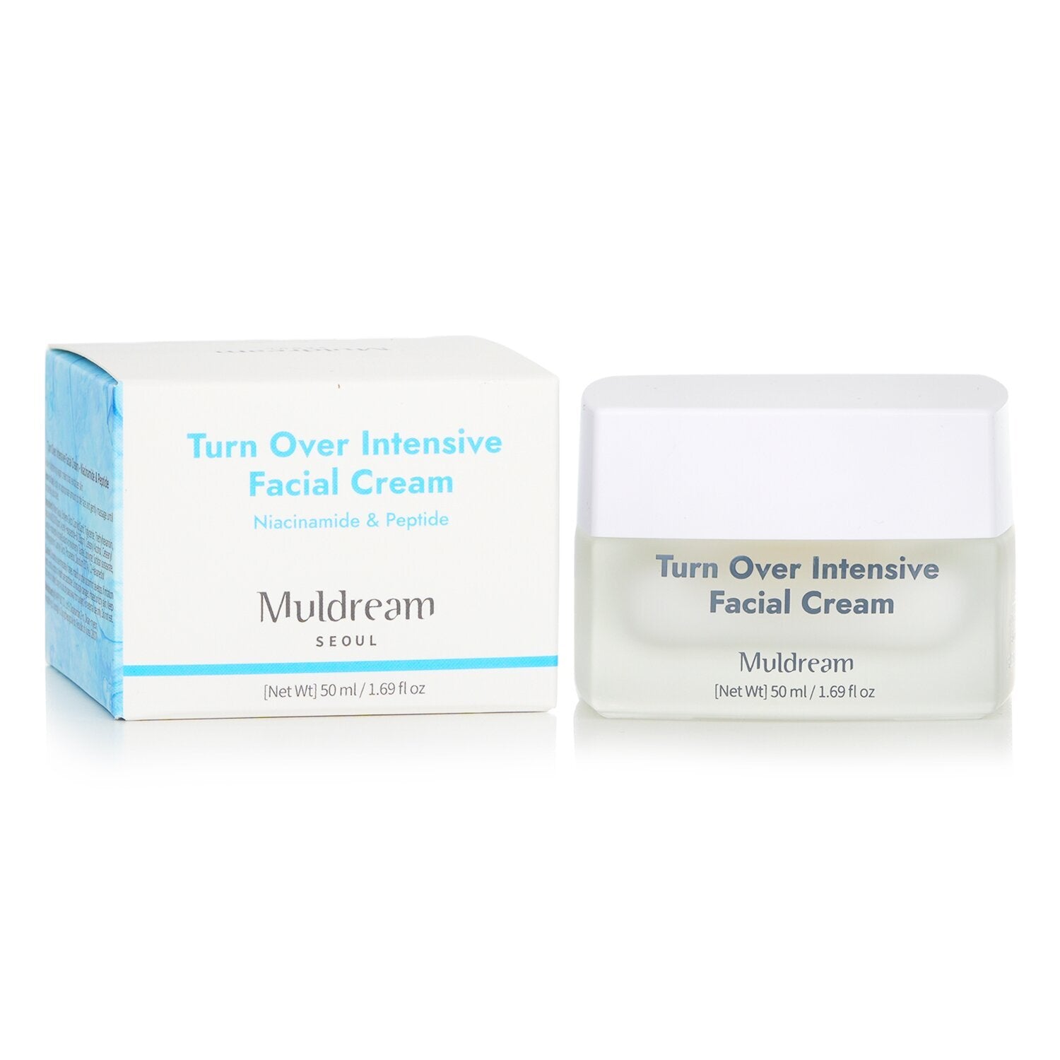 Muldream Turn Over Intensive Facial Cream (Niacinamide & Peptide) 50ml - SkinCureAsia
