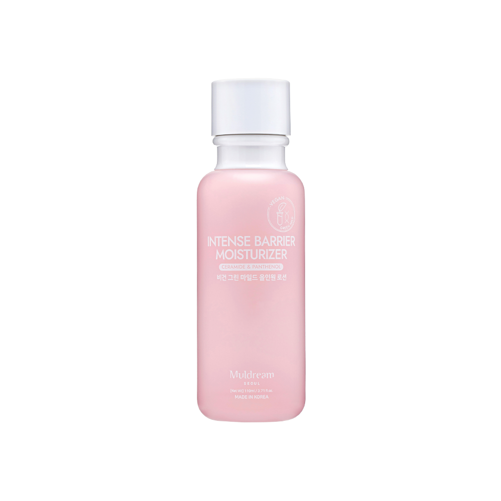 Muldream Vegan Green Mild All-in-One / Intense Barrier Moisturizer (Pink) 110ml - SkinCureAsia