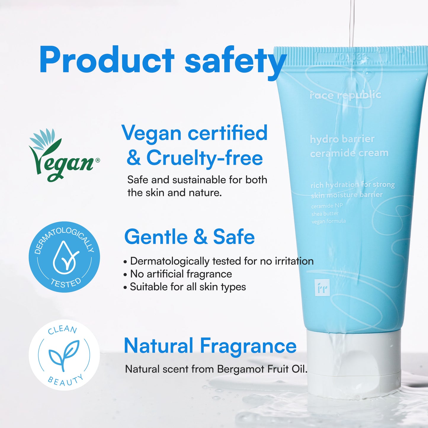 Face Republic Hydro Barrier Ceramide Cream - SkinCureAsia