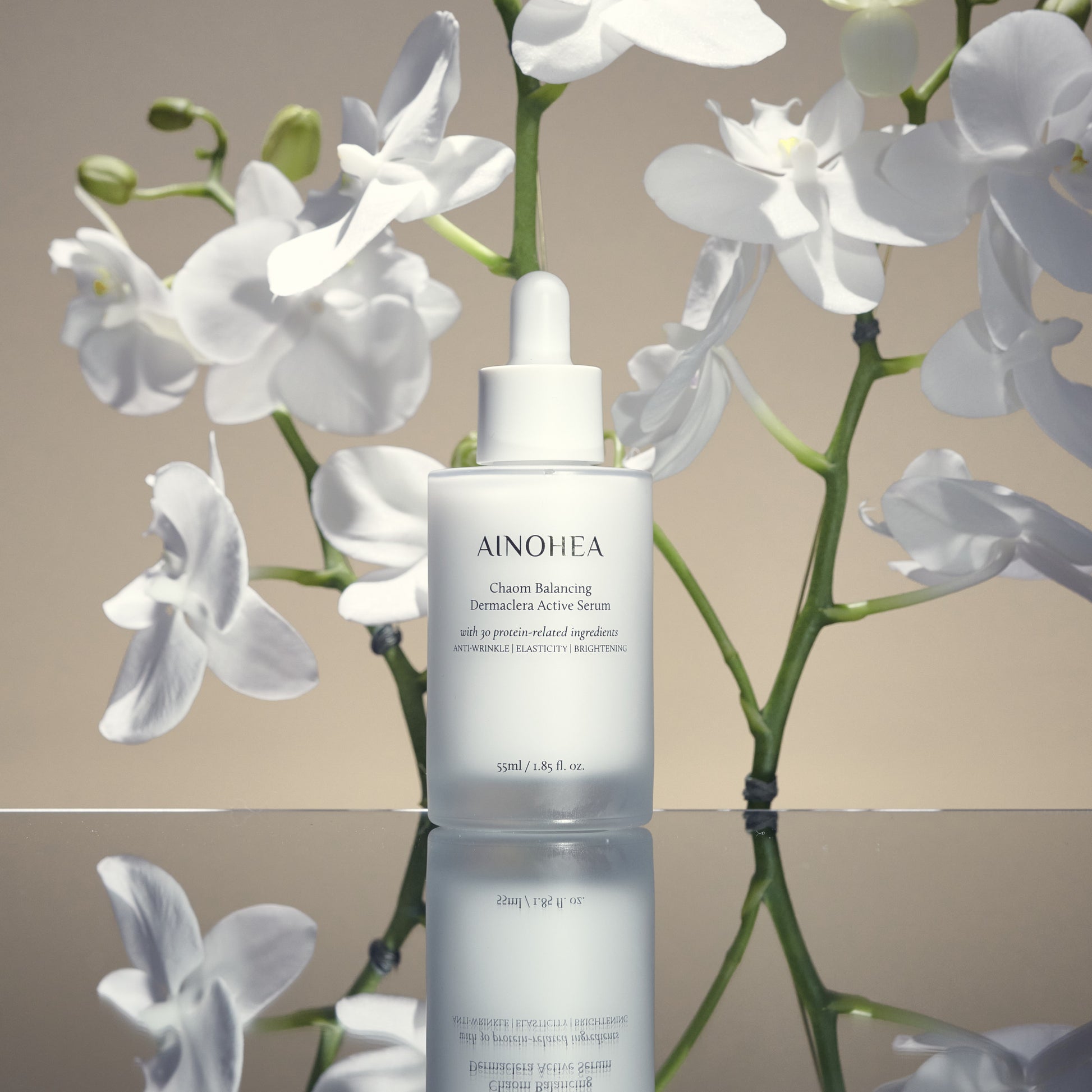Ainohea Chaom Balancing Dermaclera Active Serum 55ml - SkinCureAsia