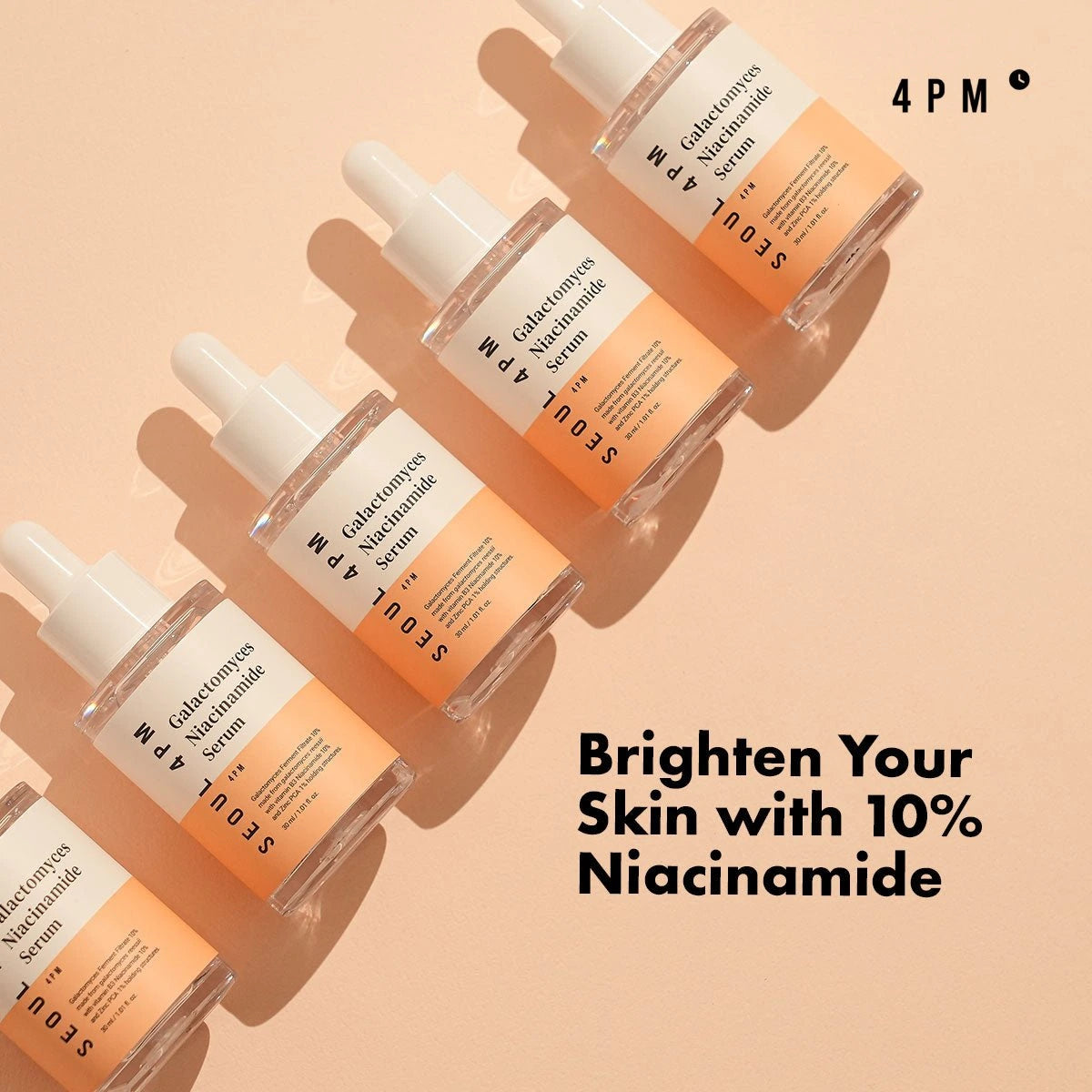 4PM Galactomyces Niacinamide Serum 30ml - SkinCureAsia