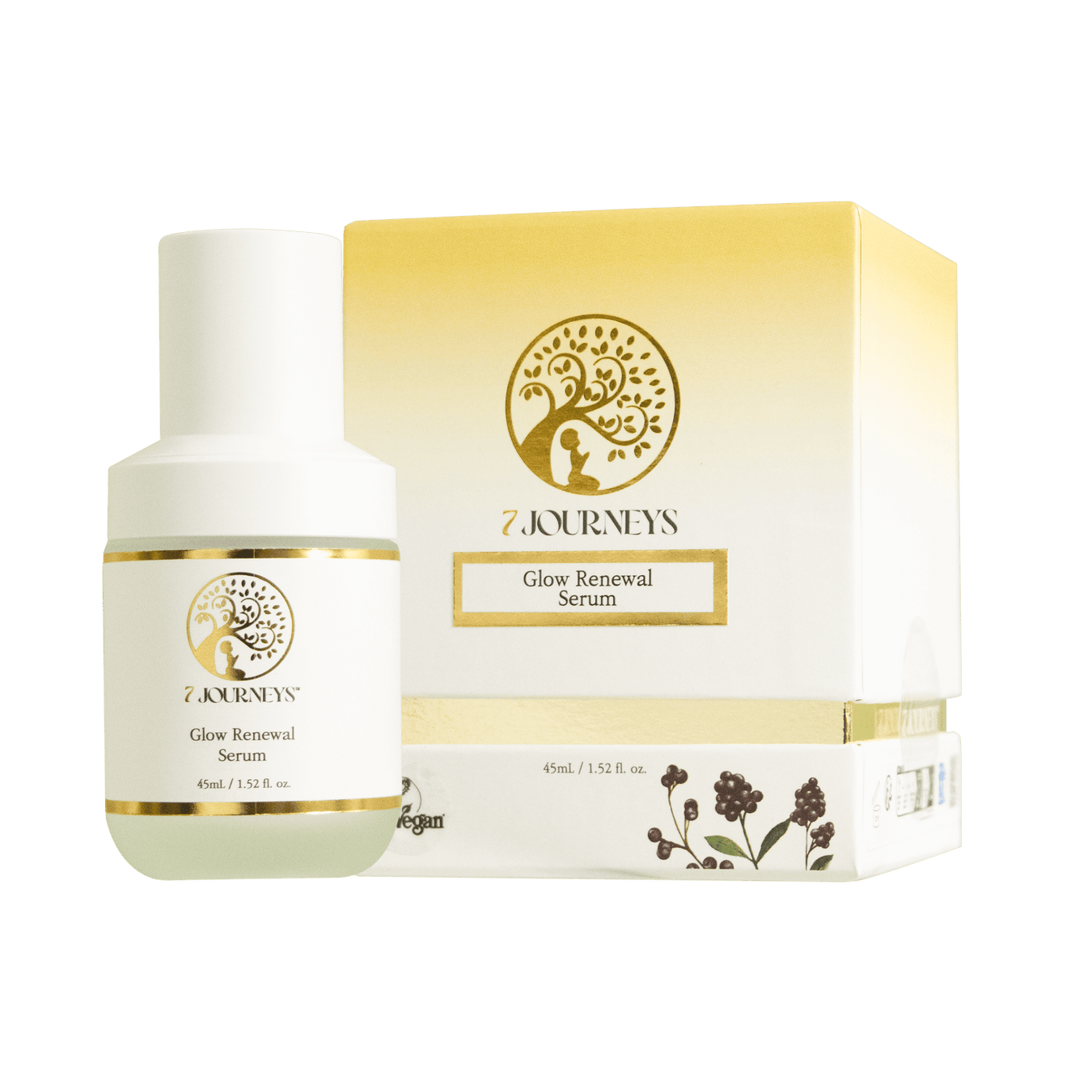 7 Journeys Glow Renewal Serum 45ml - SkinCureAsia