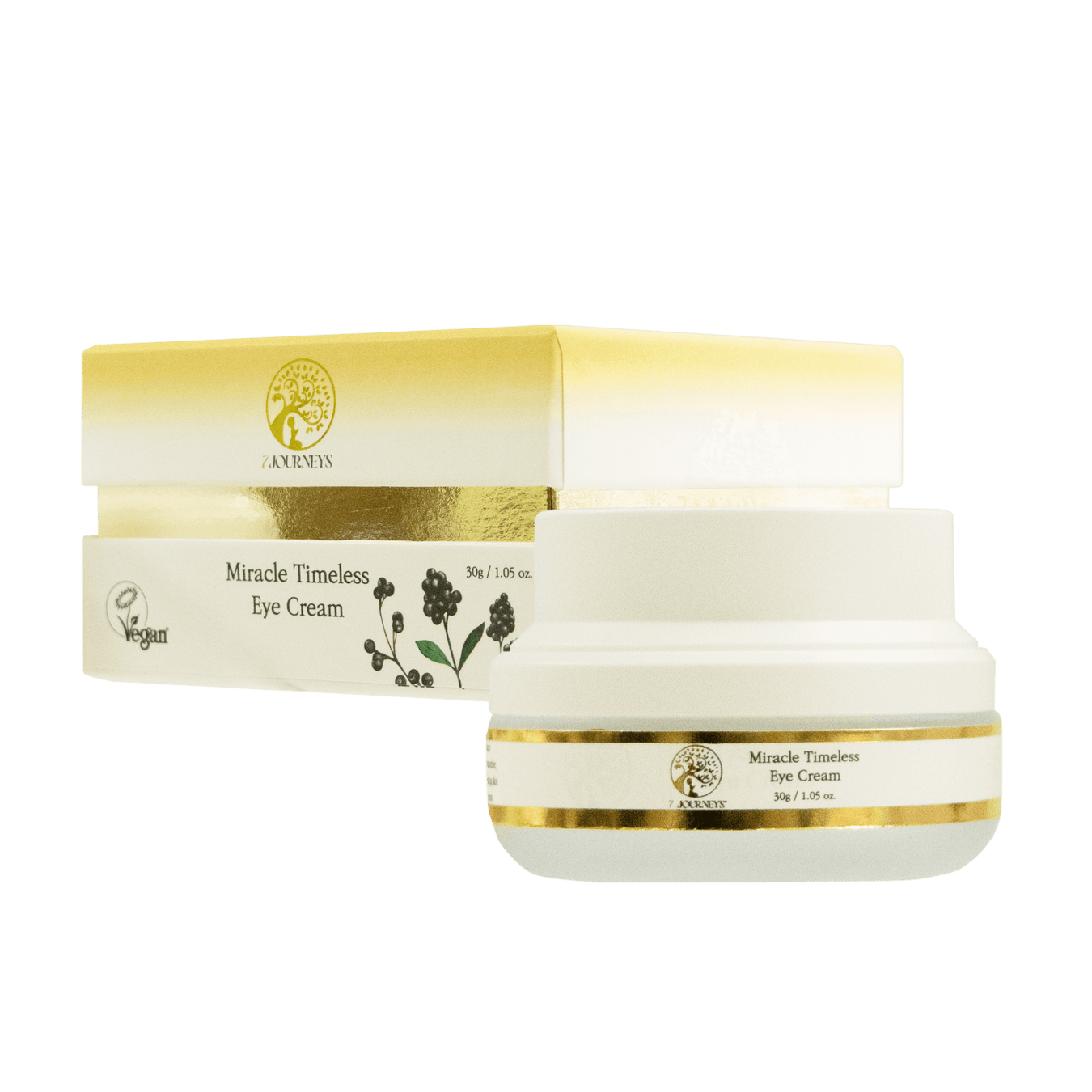 7 Journeys Miracle Timeless Eye Cream 30g for Sensitive Skin - SkinCureAsia