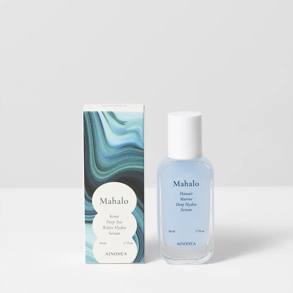 Ainohea Mahalo Hawaii Marine Deep Hydra Serum 50ml - SkinCureAsia