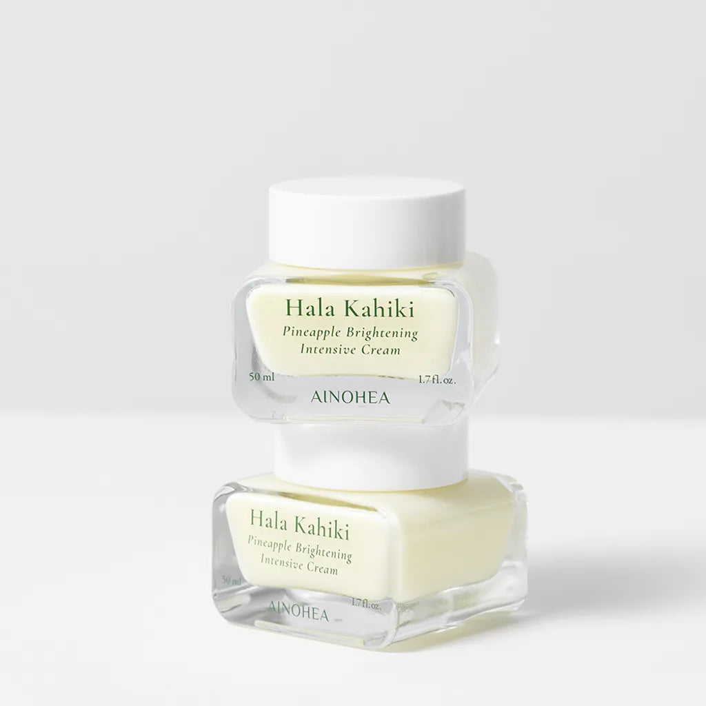 Ainohea Hala Kahiki Pineapple Brightening Intensive Cream 50ml - SkinCureAsia