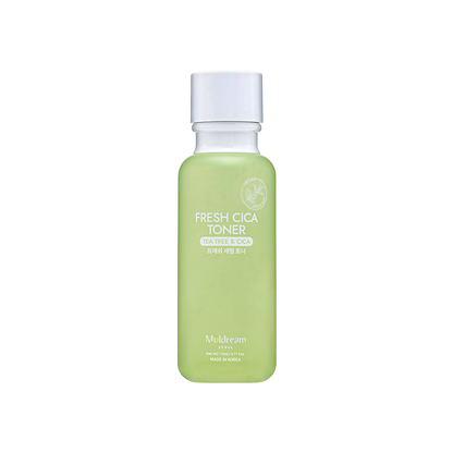 Muldream Vegan Green Mild FRESH CICA Serum Toner 110ml - SkinCureAsia