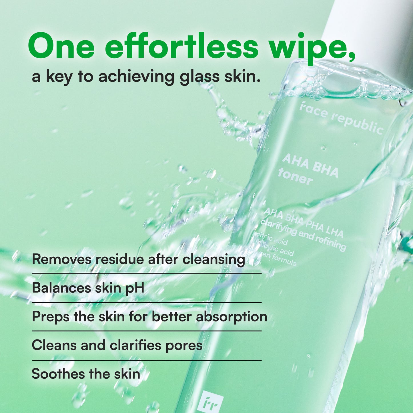 Face Republic AHA BHA Toner - SkinCureAsia