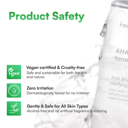 Face Republic AHA BHA Toner - SkinCureAsia