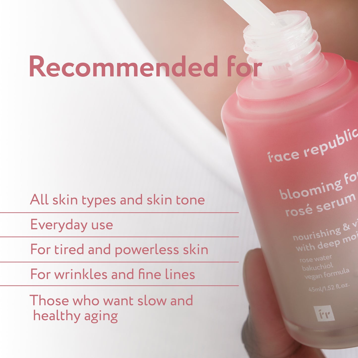 Face Republic Blooming Forever Rosé Serum - SkinCureAsia