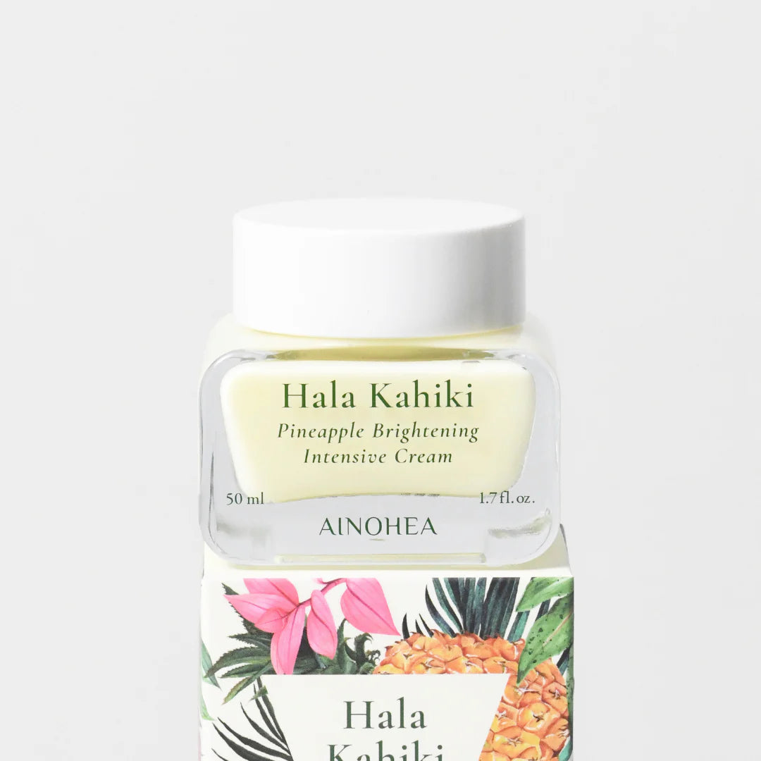 Ainohea Hala Kahiki Pineapple Brightening Intensive Cream 50ml - SkinCureAsia