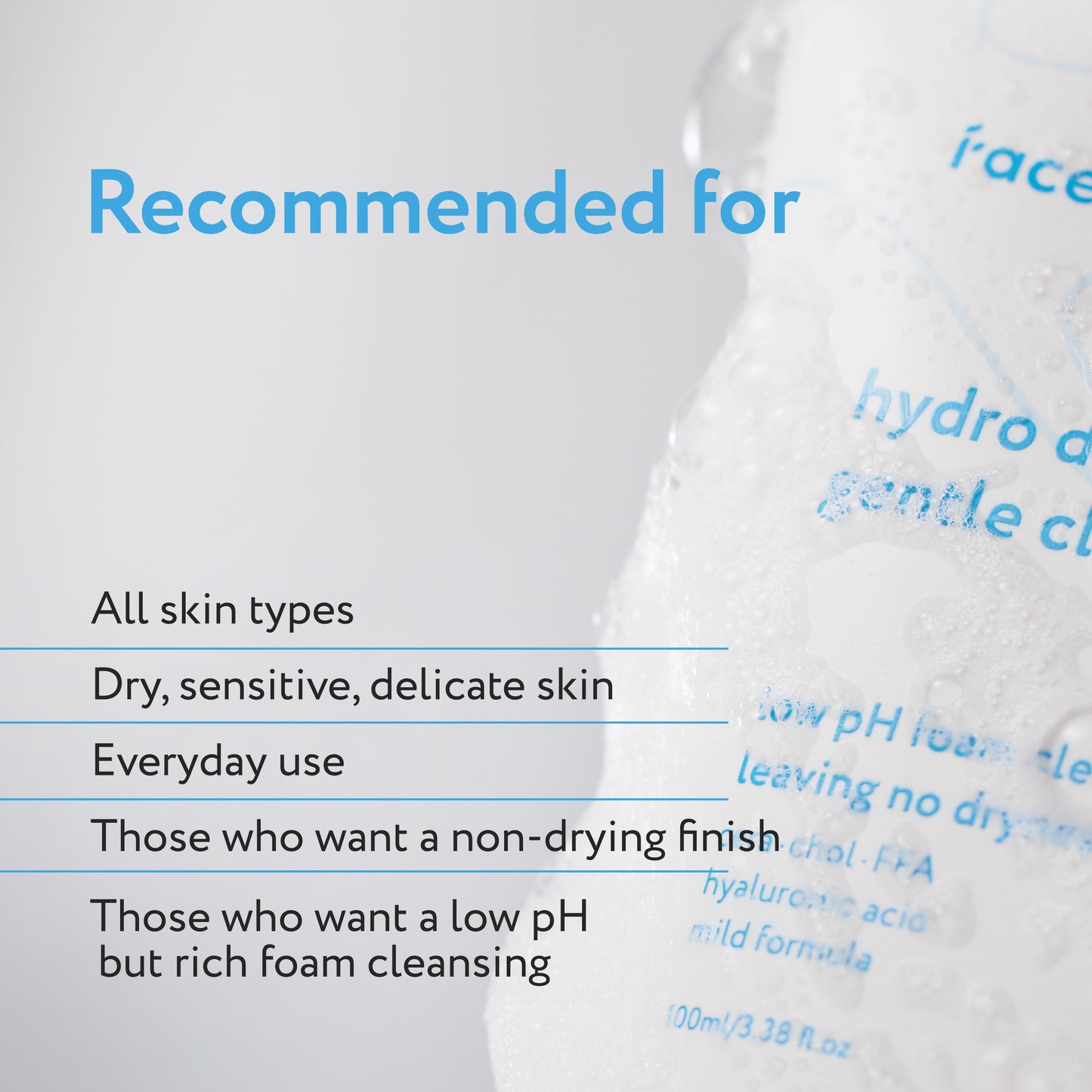 Face Republic Hydro Derma Gentle Cleanser - SkinCureAsia