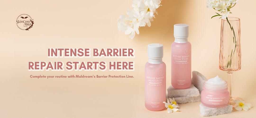 Skincare products for intense skin barrier repair and strengthening on skincureasia.com