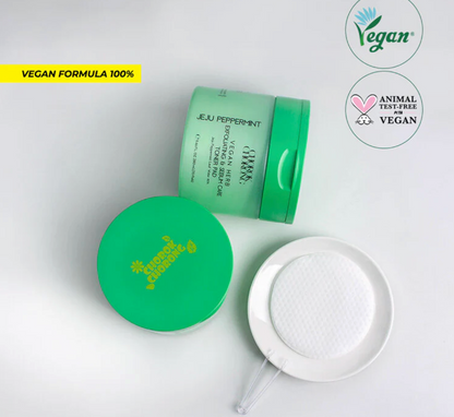 Vegan Herb Exfoliating & Sebum Care Jeju Peppermint Toner Pad (280ml + 70Pads)
