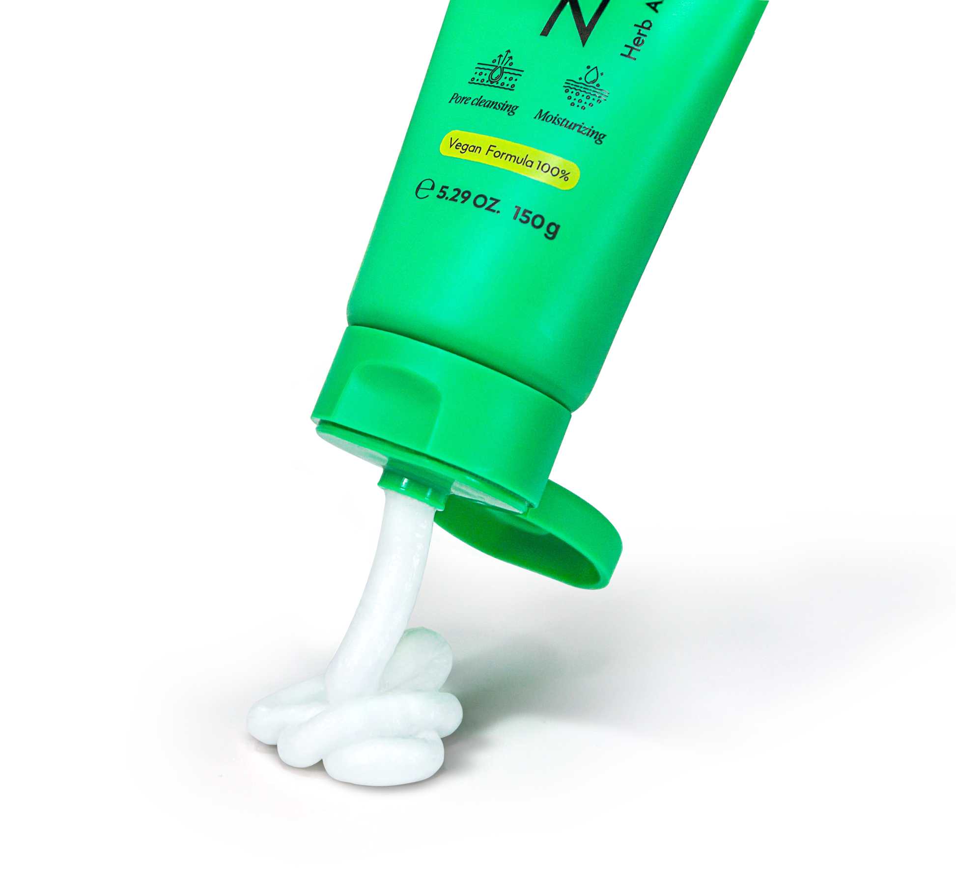 Vegan Herb AHA Mildy Acidic Cleansing Foam - SkinCureAsia