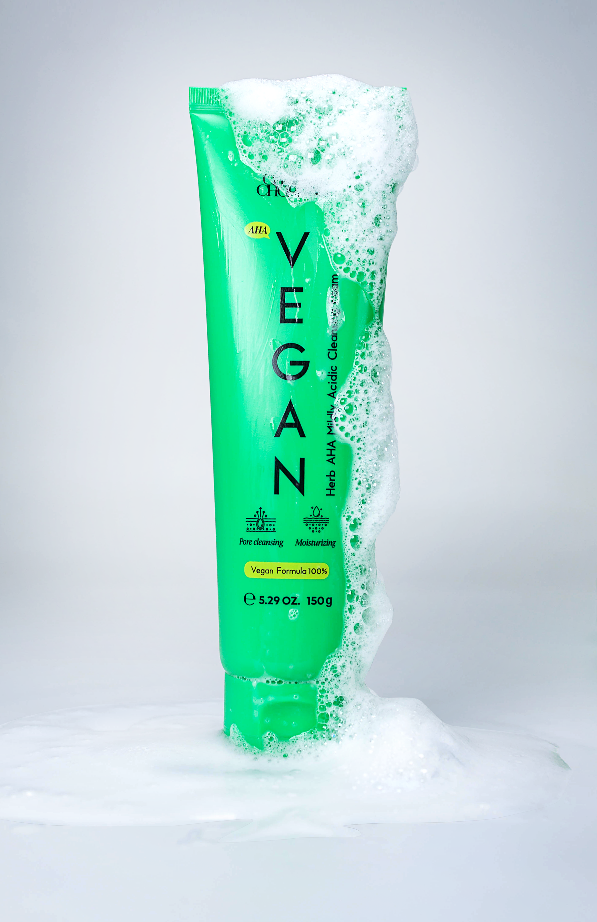 Vegan Herb AHA Mildy Acidic Cleansing Foam - SkinCureAsia