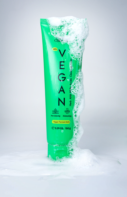 Vegan Herb AHA Mildy Acidic Cleansing Foam - SkinCureAsia
