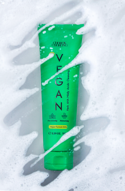 Vegan Herb AHA Mildy Acidic Cleansing Foam - SkinCureAsia