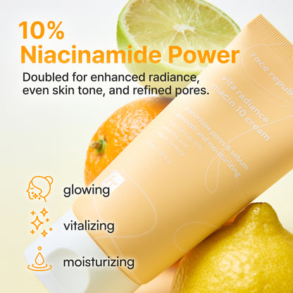 Face Republic Vita Radiance Niacin 10 Cream - SkinCureAsia