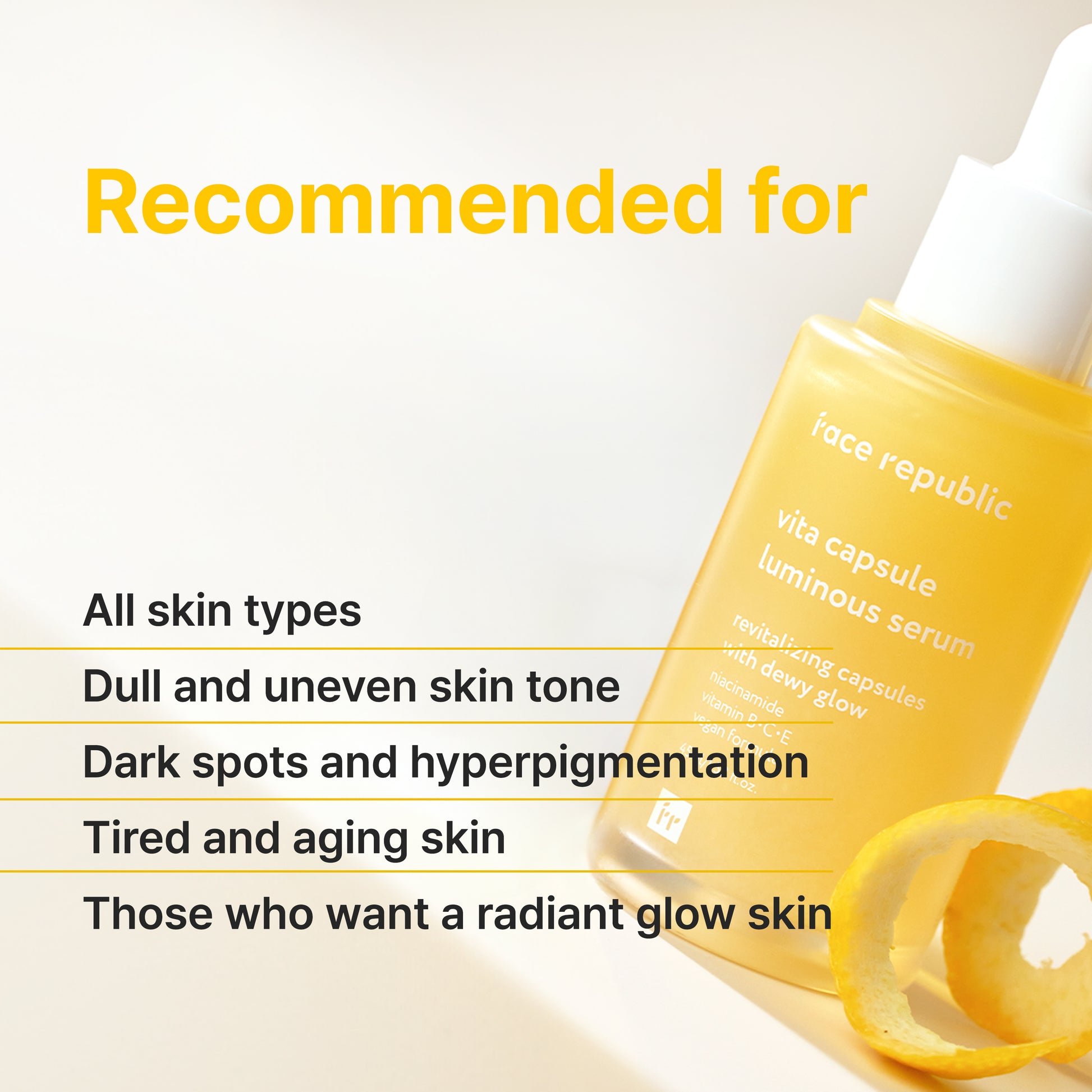 Face Republic Vita Capsule Luminous Serum - SkinCureAsia