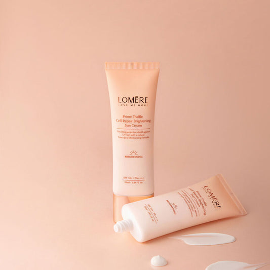 LOMERE Prime Truffle Cell Repair Brightening Sun Cream 50ml - SkinCureAsia