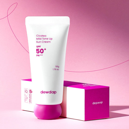 dewdap CICATEA MILD TONE UP SUN CREAM SPF50+ PA+++ 50G - SkinCureAsia