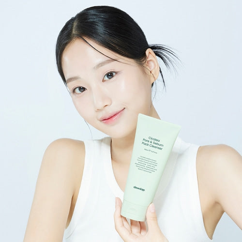 dewdap CICATEA Pore & Sebum Pack facial Cleanser 150ml refine pores, control sebum production, and prevent breakouts