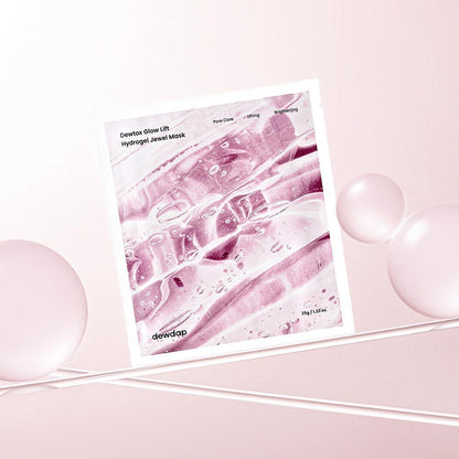 dewdap Dewtox Glow Life Hydrogel Jewel Mask 35g x 4 sheets