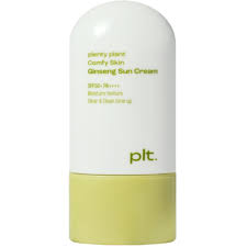 plenty plant Comfy Skin Ginseng Sun Cream SPF50 PA++++ 50ml - SkinCureAsia