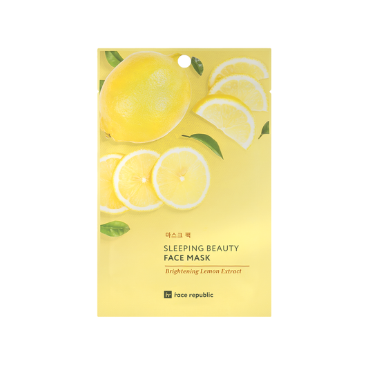 Face Republic Sleeping Beauty Face Mask Brightening Lemon Extract - SkinCureAsia