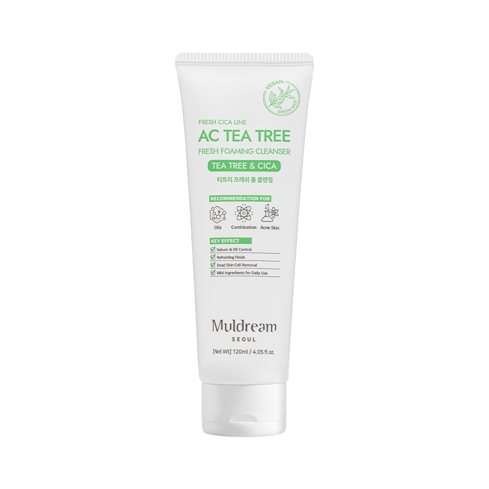 MuldreamMuldream - AC Tea Tree Fresh Foaming Cleanser 120ml8809443286857