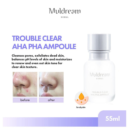 MuldreamMuldream Trouble Clear AHA PHA Ampoule 50ml (For Moisturizing)8809328355012